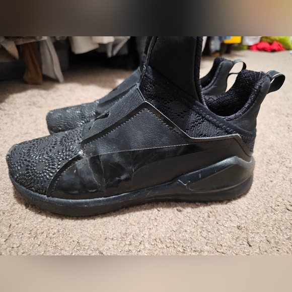 PUMA Fierce Black Slip-On Shoes - Picture 2 of 4